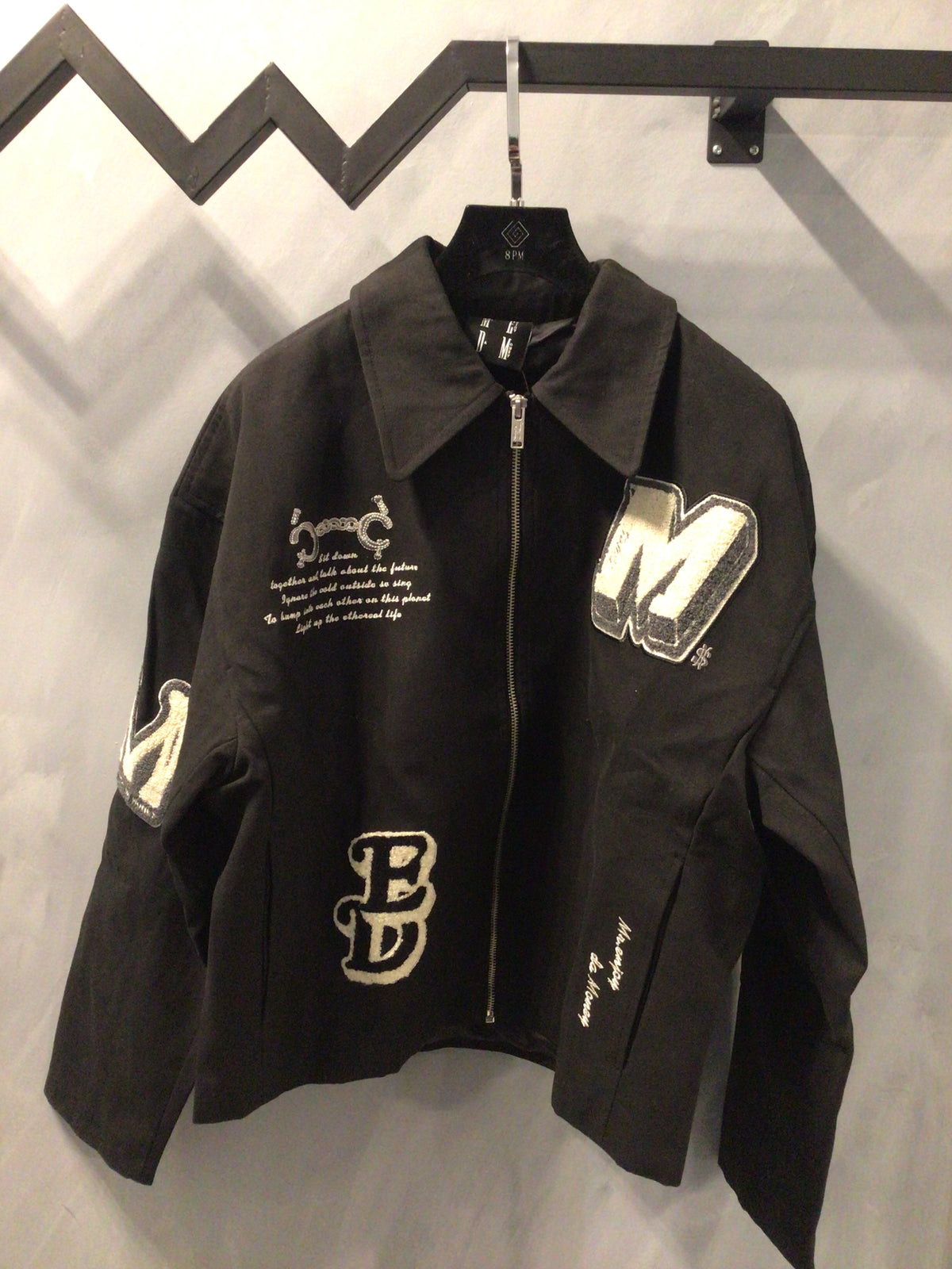 MEDM BONE M LABEL JACKET – 8pm Canada Store