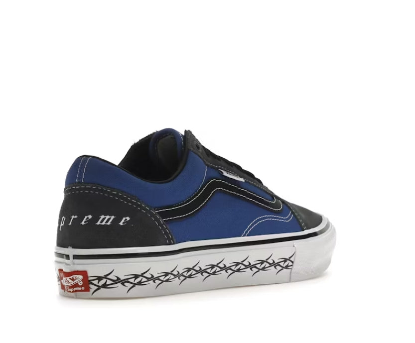 靴 Supreme/VANS SKATE OLD SKOOL VANS SKATE OLD SKOOL SUPREME TRIBAL BARBED WIRE ROYAL – 8pm