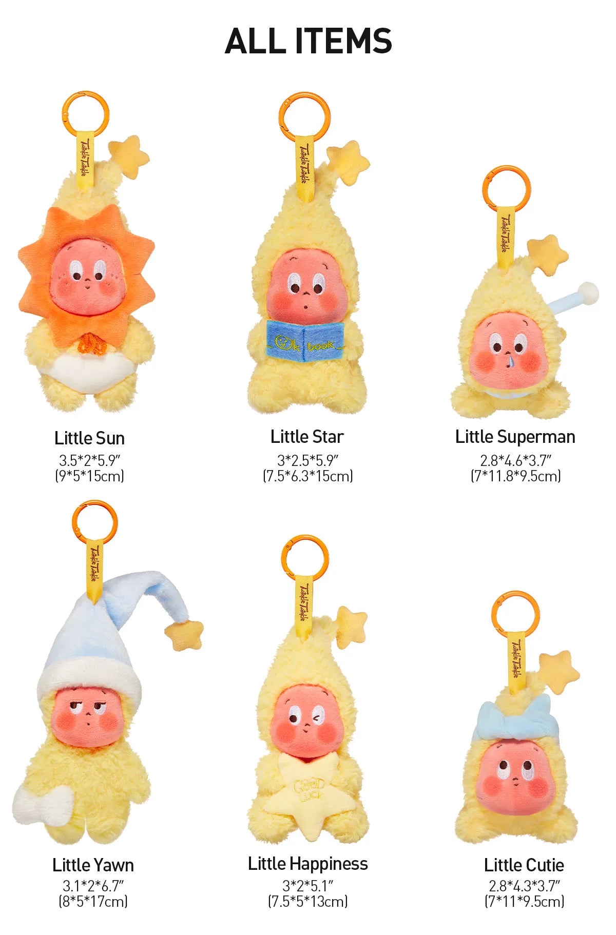 We are Twinkle Twinkle Series-PLUSH PENDANT BLIND BOX – 8pm Canada