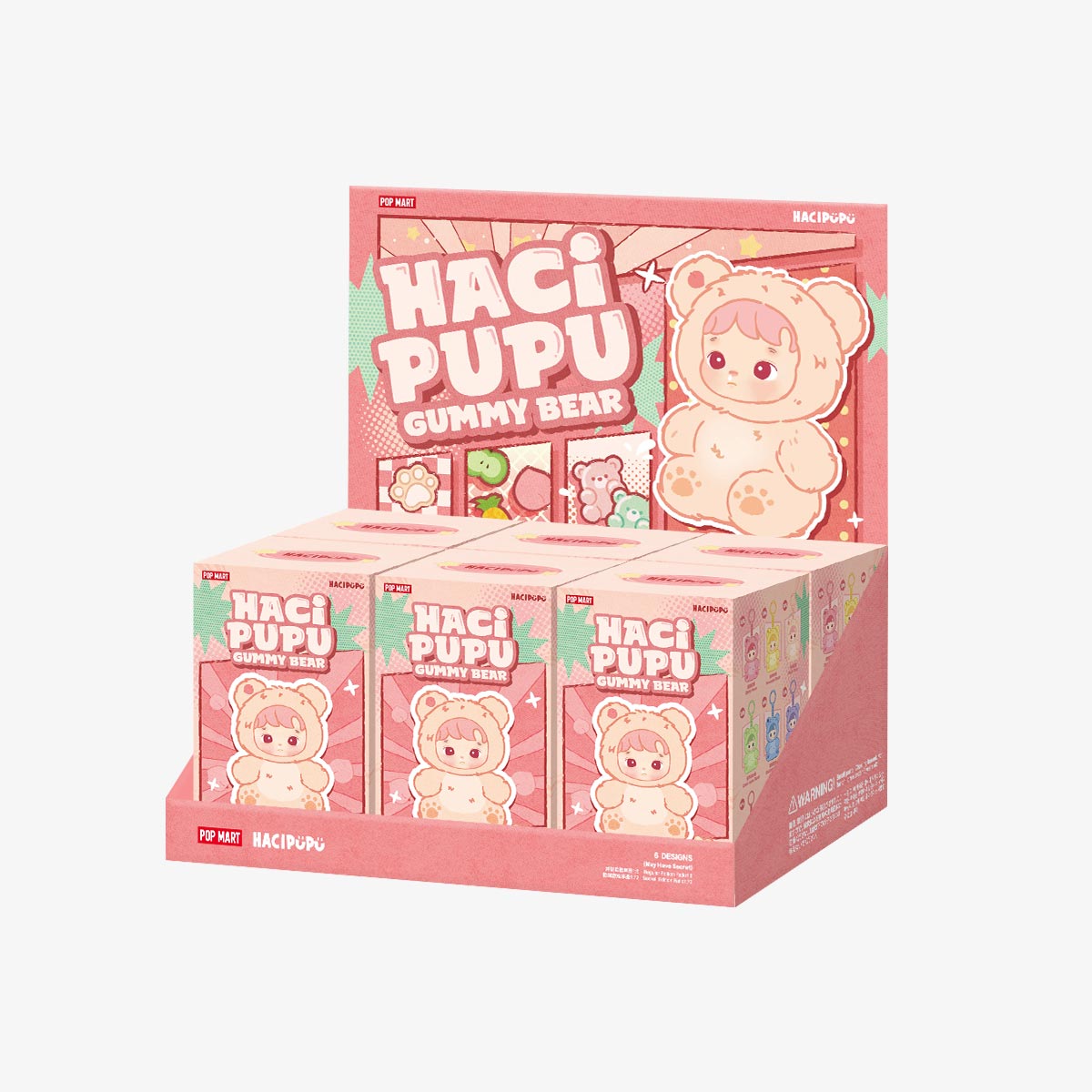 HACIPUPU Gummy Bear Series-Vinyl Plush Pendant Blind Box – 8pm