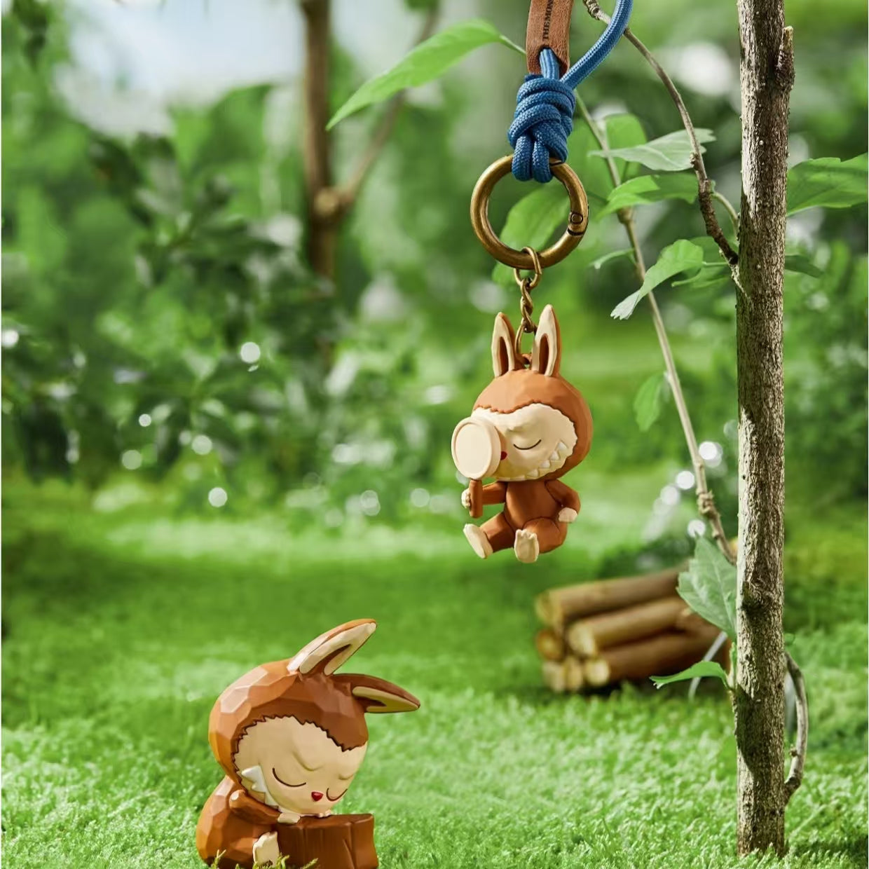 専用　TIMBER WORKSHOP キーチェーン POP MART POPLAND Labubu Timber Workshop Keychain Blind Box – 8pm