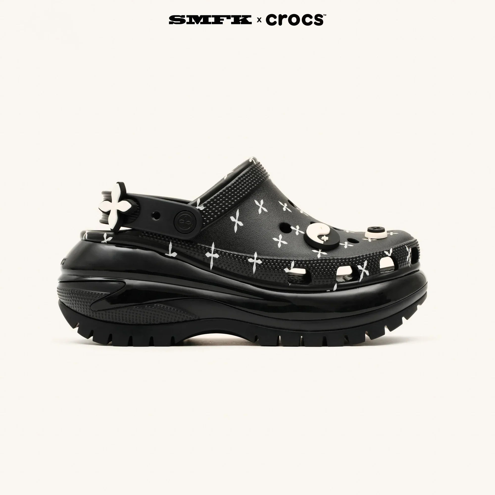 SMFK X CROCS BLACK COMPASS CLOG UNISEX – 8pm Canada Store