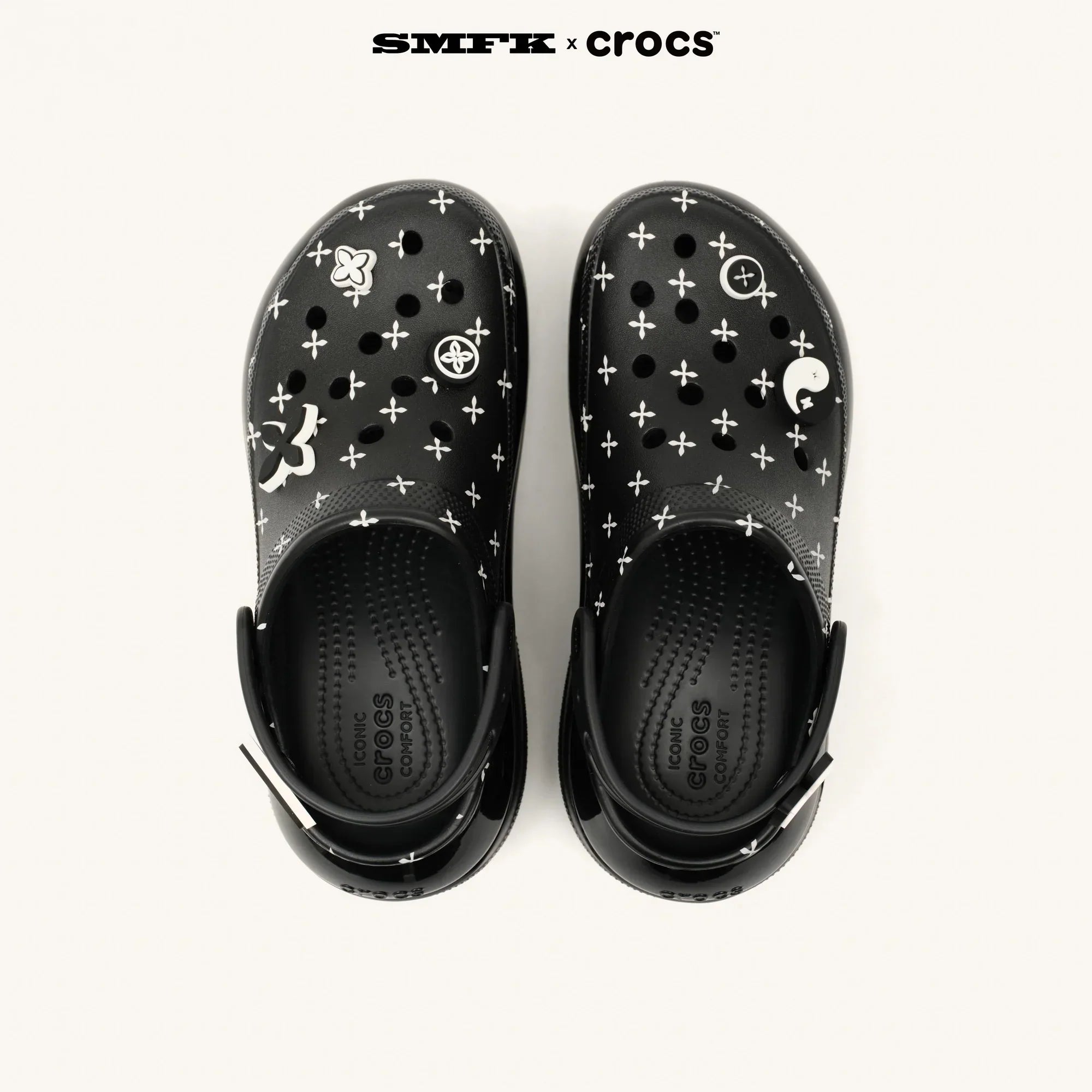 SMFK X CROCS BLACK COMPASS CLOG UNISEX – 8pm Canada Store
