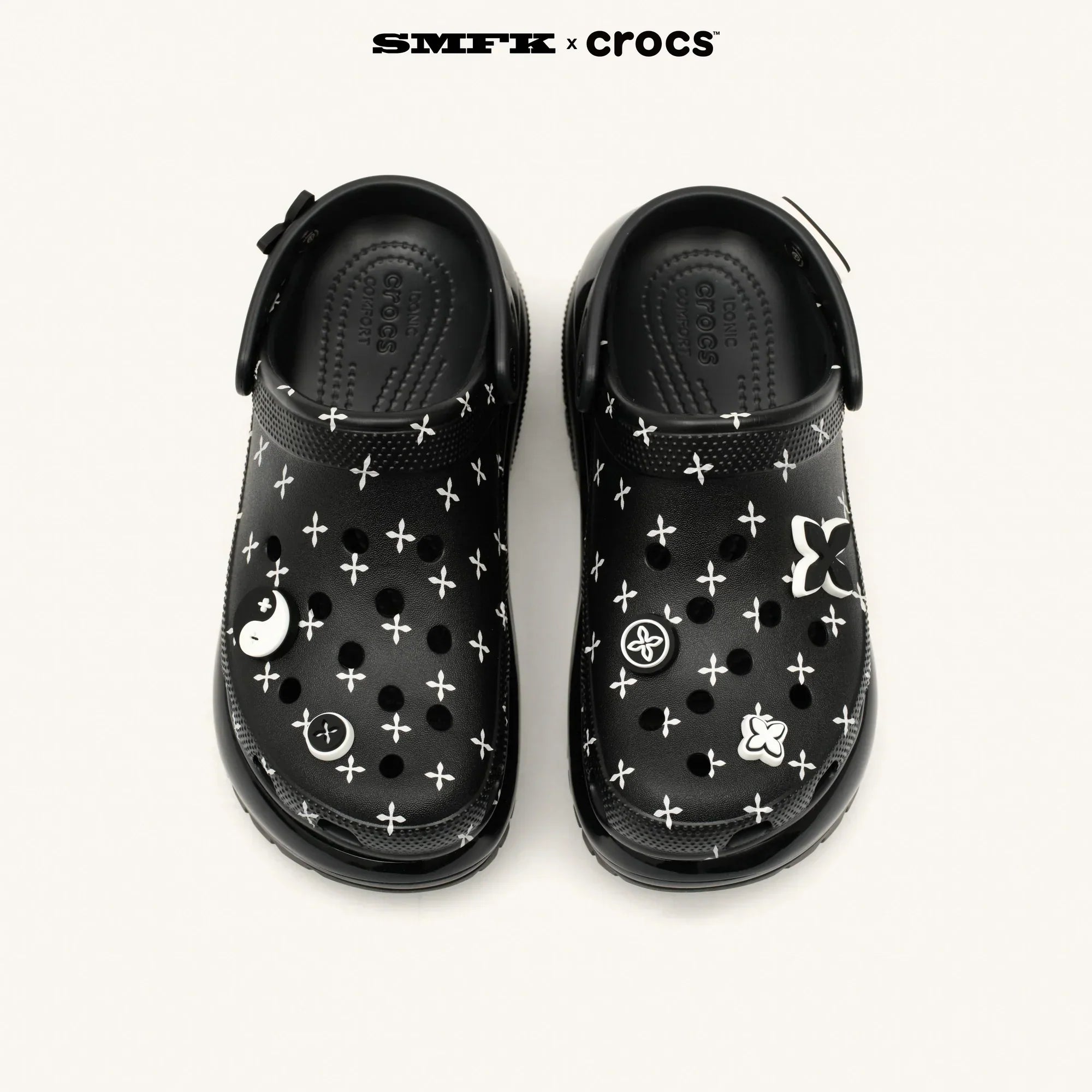 SMFK X CROCS BLACK COMPASS CLOG UNISEX – 8pm Canada Store