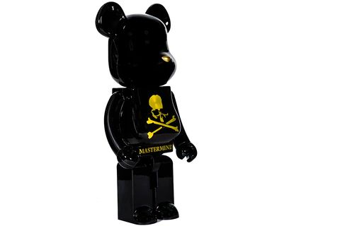 BE@RBRICK mastermind JAPAN 100％ & 400% BEARBRICK X MASTERMIND WORLD 100% & 400% SET BLACK – 8pm Canada Store